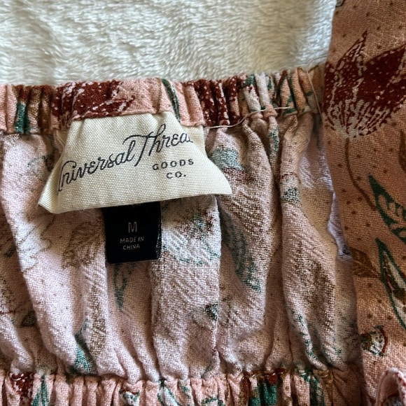 Universal Thread Floral Pink Sleeveless Top - Picture 6 of 7